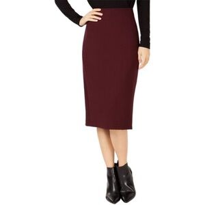 Tahari Women's Brown Midi Skirt